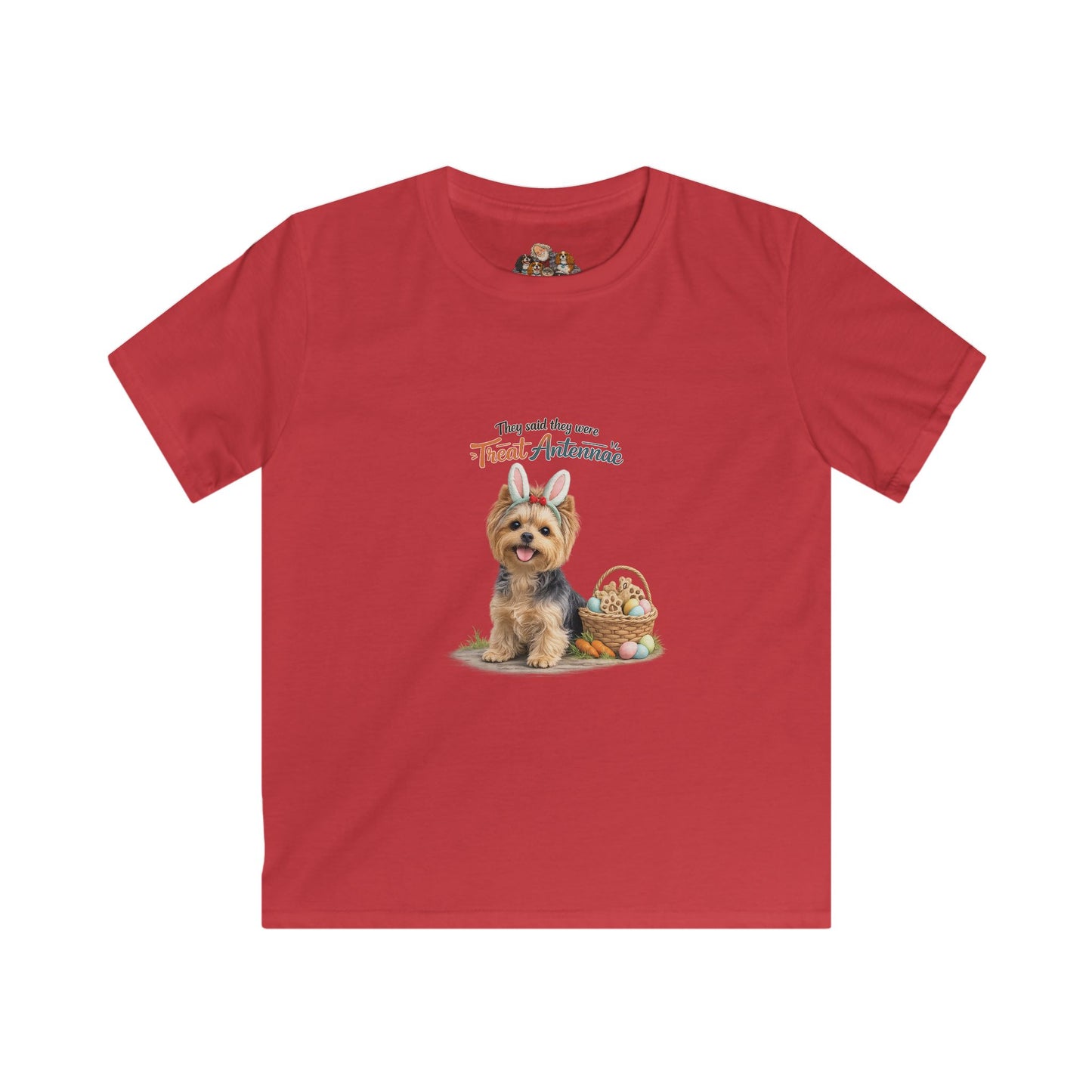 Yorkshire Terrier Treat Antennae™ — Youth Dog Lover Tee
