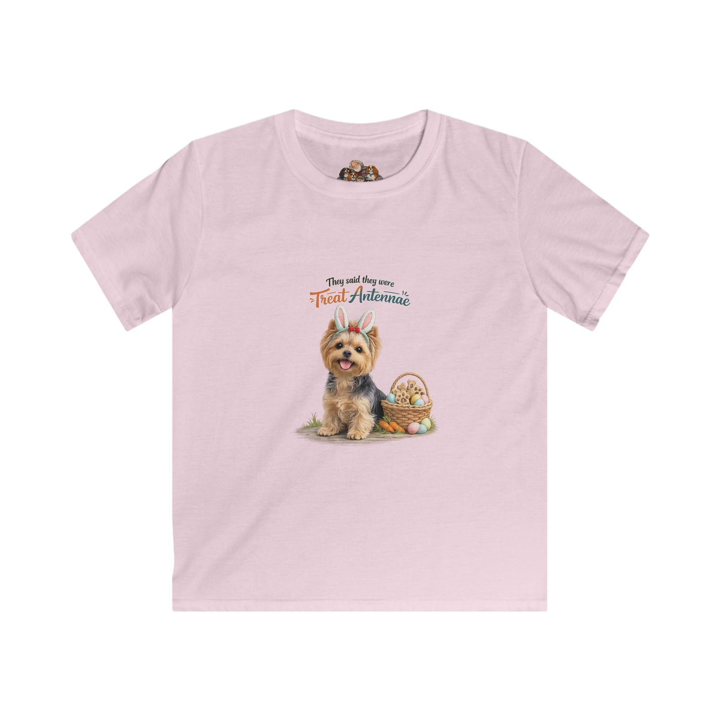 Yorkshire Terrier Treat Antennae™ — Youth Dog Lover Tee