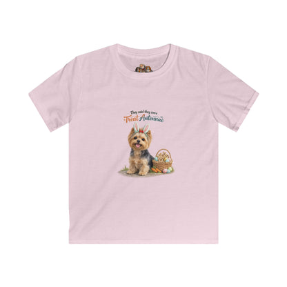 Yorkshire Terrier Treat Antennae™ — Youth Dog Lover Tee