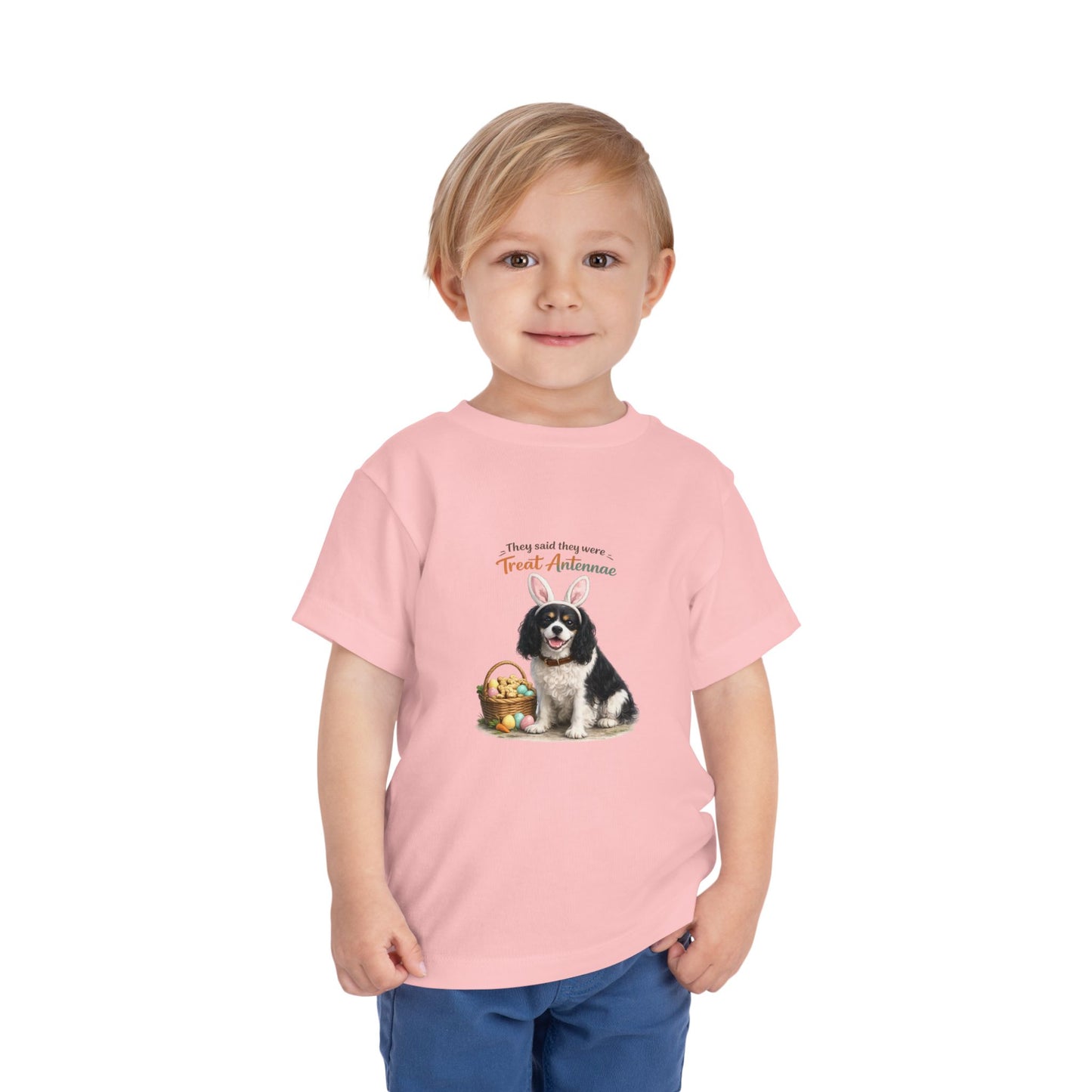 Cavalier King Charles Spaniel Treat Antennae™ -- Toddler Dog Lover Tee