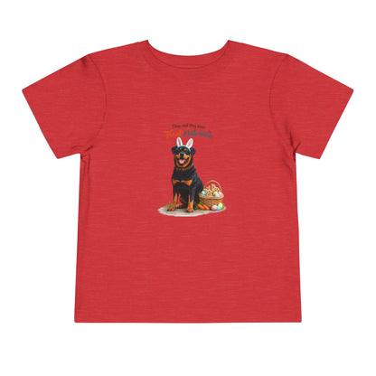 Rottweiler Treat Antennae™  -- Toddler Dog Lover Tee