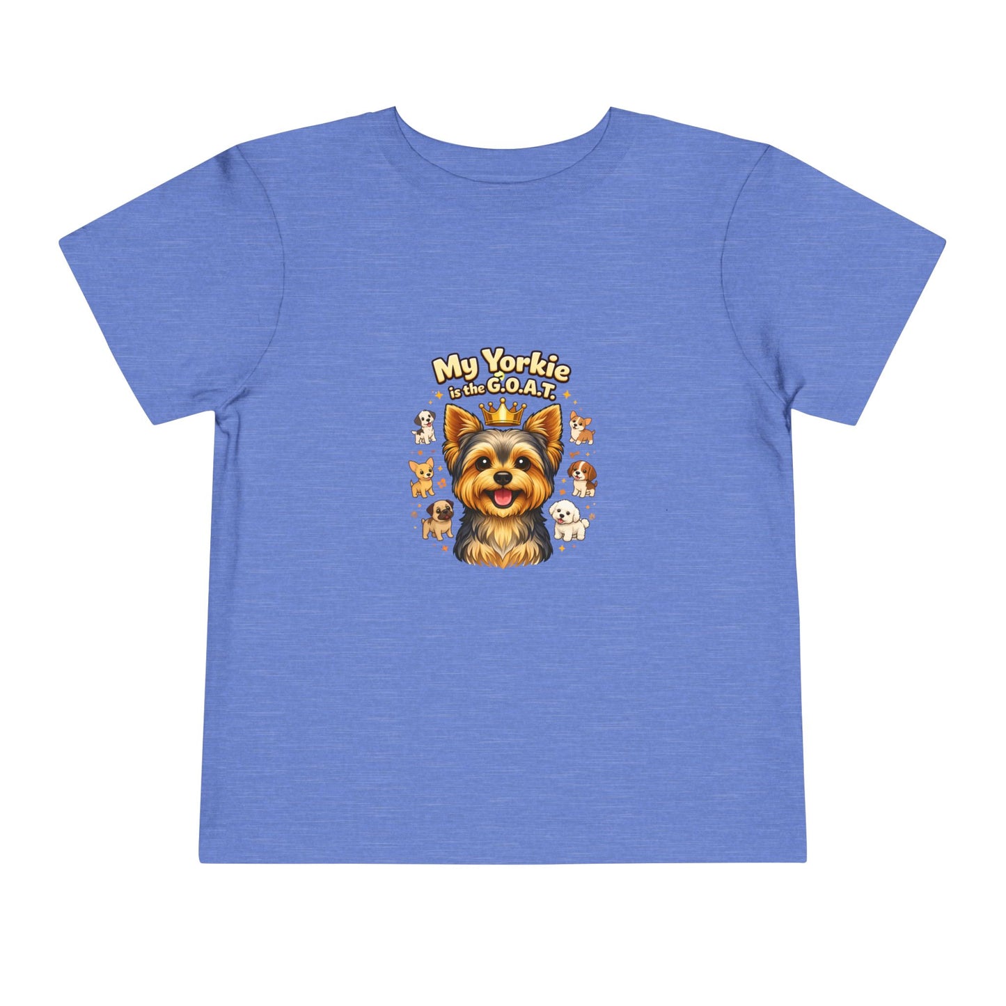 Let your toddler show their pride -- "My Yorkie is the G.O.A.T." – Toddler T-Shirt