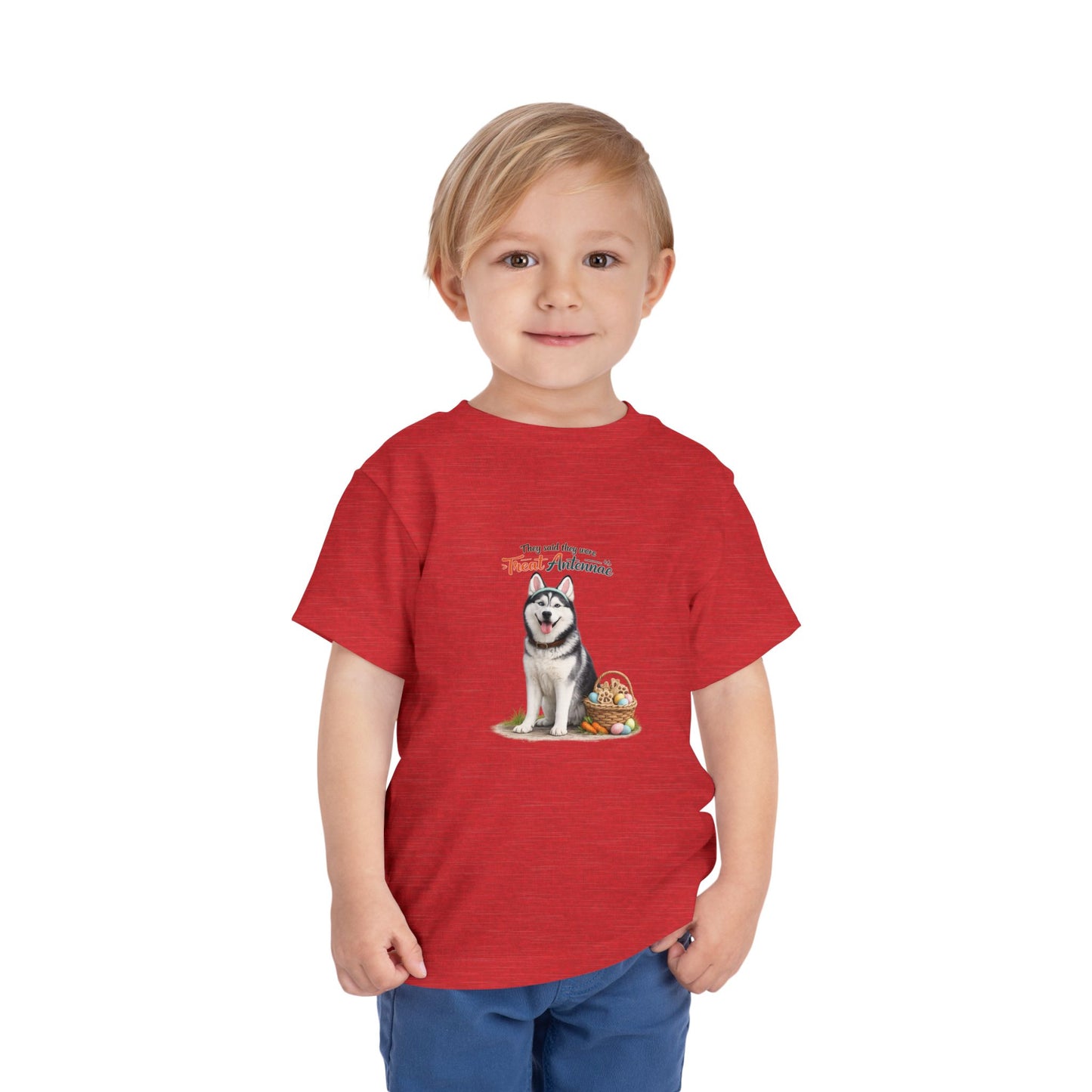 Husky Treat Antennae™ -- Toddler Dog Lover Tee