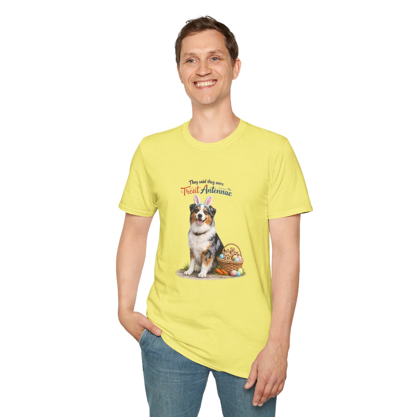 Australian Shepherd Treat Antenna™ – Easter Dog Lover Tee
