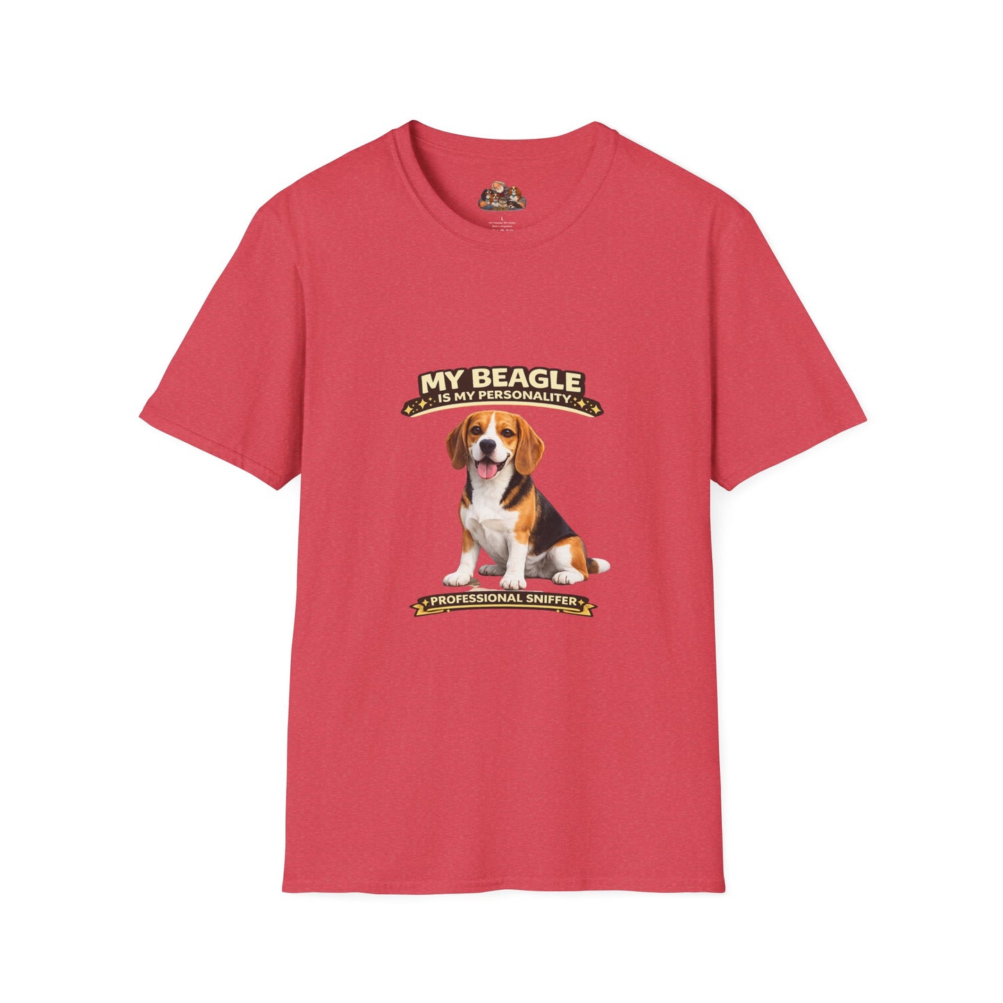 My Beagle Is My Personality – Professional Sniffer – Personalized Dog Tee