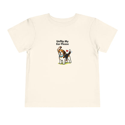 Unflip My Ear Please  -- Toddler Dog Lover Tee