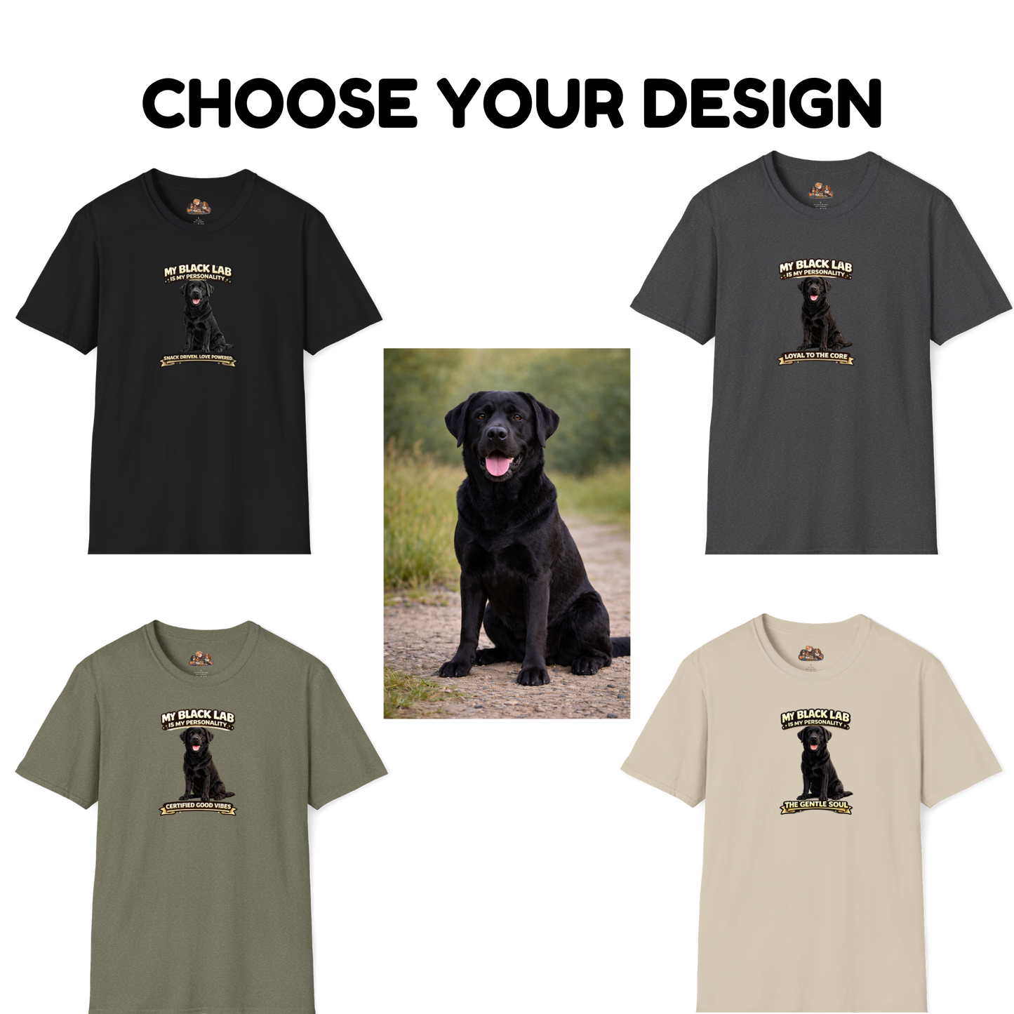 My Chocolate Lab is My Personality – Personalized Dog Breed Shirt