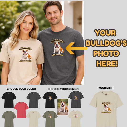 My Bulldog Is My Personality -- Personalized Dog Breed T-Shirt