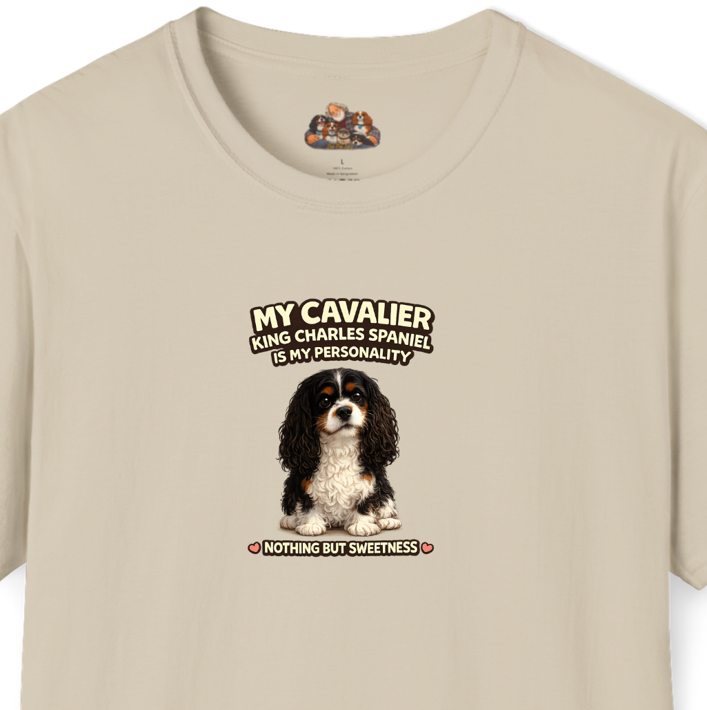 My Cavalier King Charles Spaniel Is My Personality -- Personalized Dog Breed T-Shirt