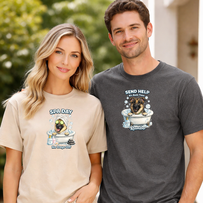 Paw Spa Day – Paw Spa Days Remembered – Personalized. Your Pet. Your Photo. Your Shirt.™