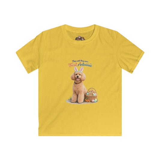 Poodle Treat Antennae™ — Youth Dog Lover Tee