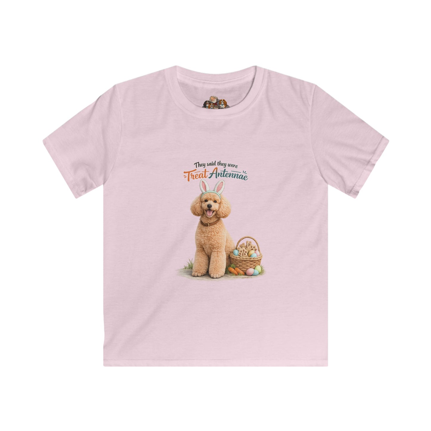 Poodle Treat Antennae™ — Youth Dog Lover Tee