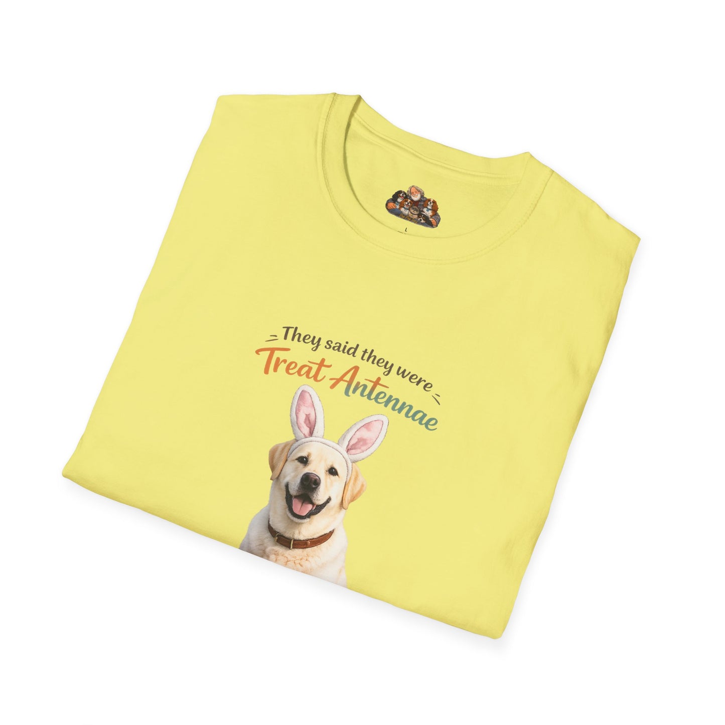 Yellow Lab Treat Antenna™ – Easter Yellow Lab Lover T-Shirt