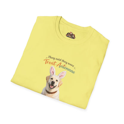 Yellow Lab Treat Antenna™ – Easter Yellow Lab Lover T-Shirt