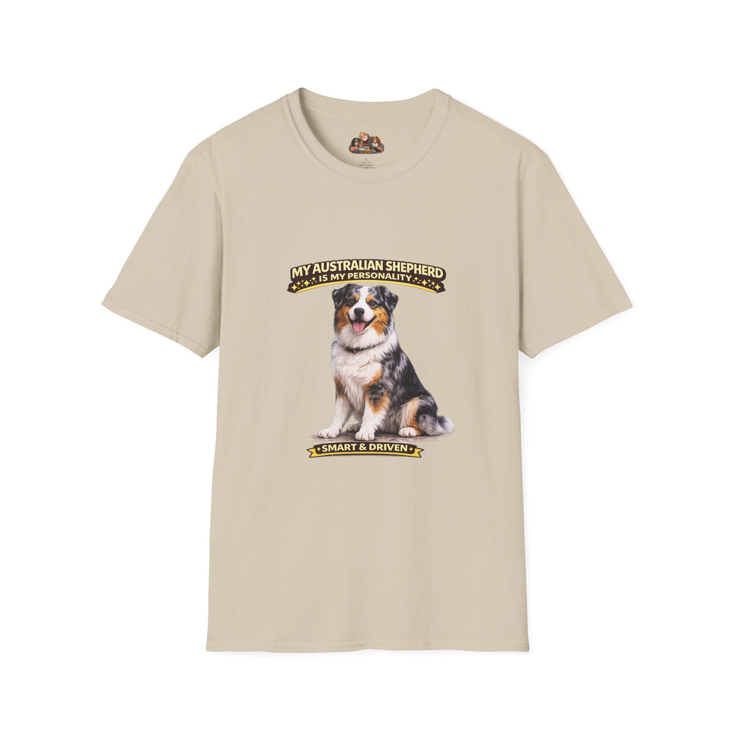 My Australian Shepherd Is My Personality – Smart & Driven – Personalized Dog Breed Tee