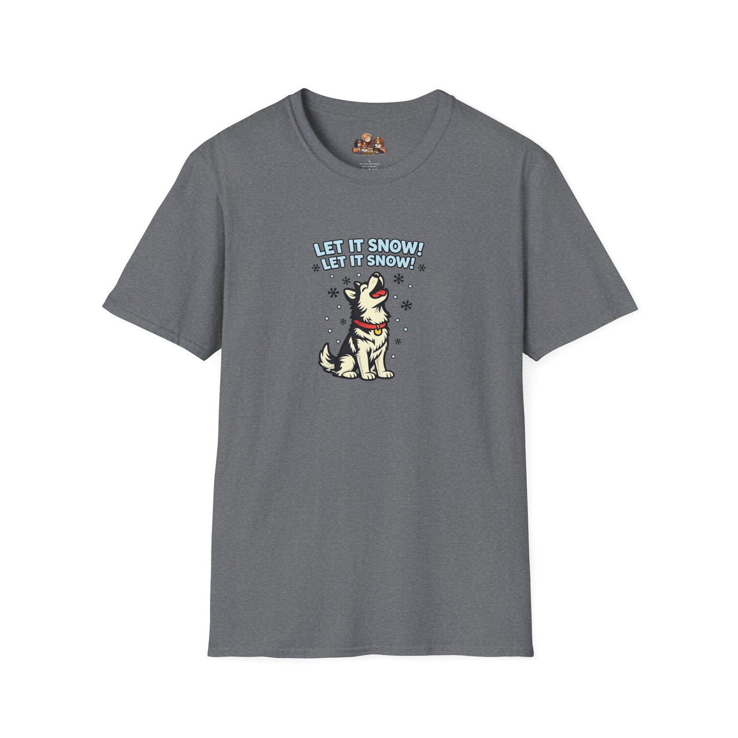 Let It Snow ! Let It Snow!  —  Soft-Color Minimalist Family Collection For Adult Dog Lovers