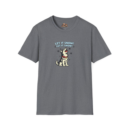 Let It Snow ! Let It Snow!  —  Soft-Color Minimalist Family Collection For Adult Dog Lovers