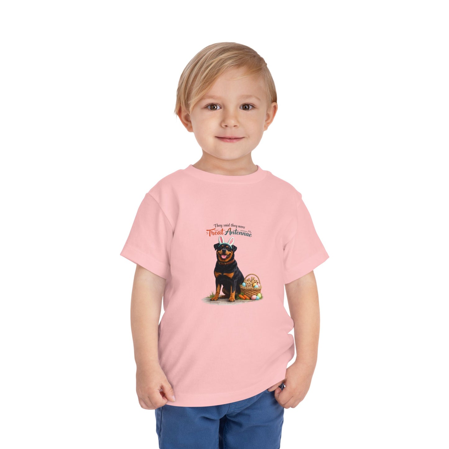 Rottweiler Treat Antennae™  -- Toddler Dog Lover Tee