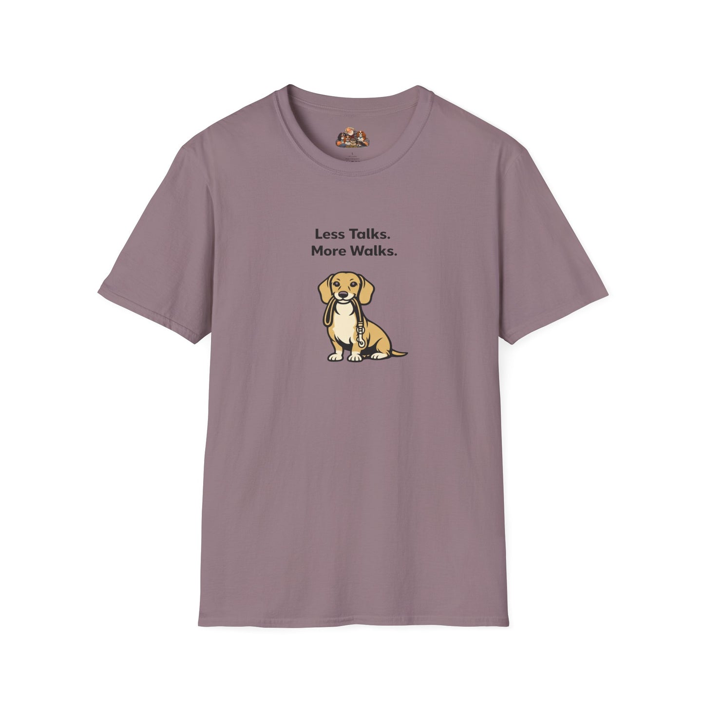 Beagle Less Talks. More Walks.  —  Soft-Color Minimalist Family Collection For Adult Dog Lovers