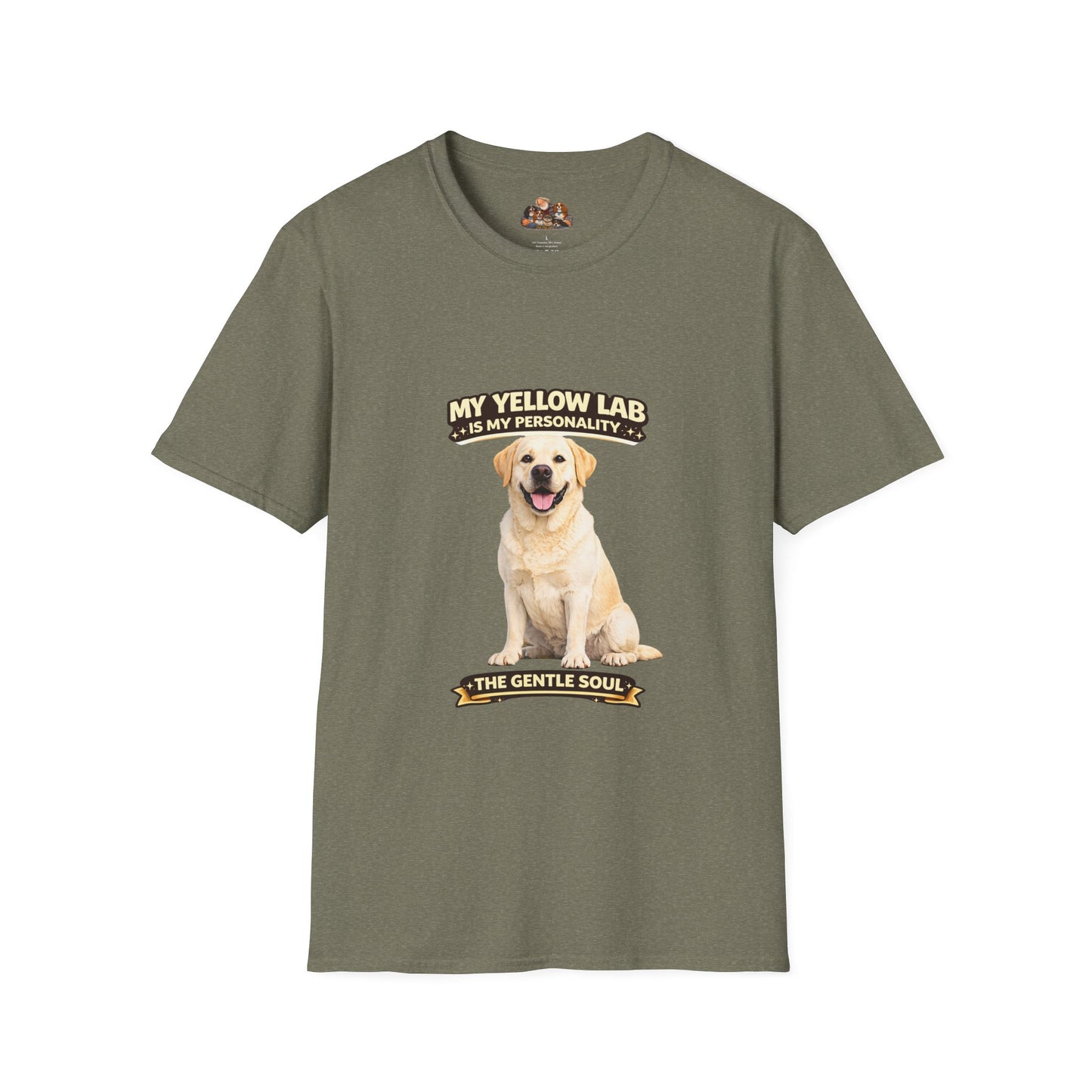 My Yellow Lab is My Personality – The Gentle Soul – Personalized Dog Breed Shirt