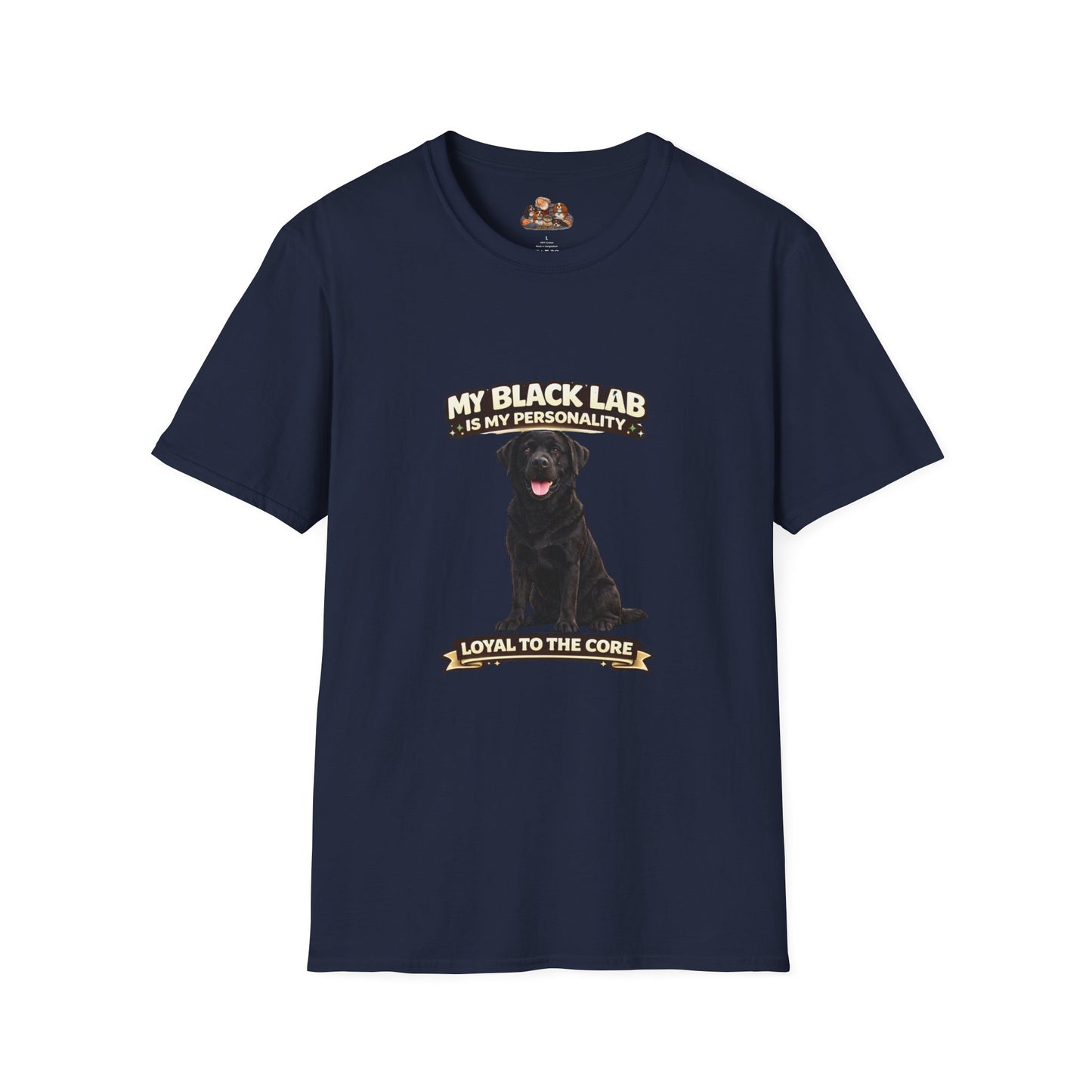 My Black Lab Is My Personality – Loyal To The Core – Personalized Dog Breed Shirt
