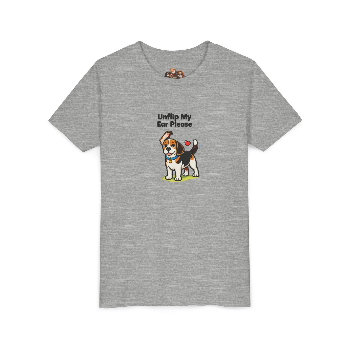 Unflip My Ear Please -- Youth Dog Lover Tee