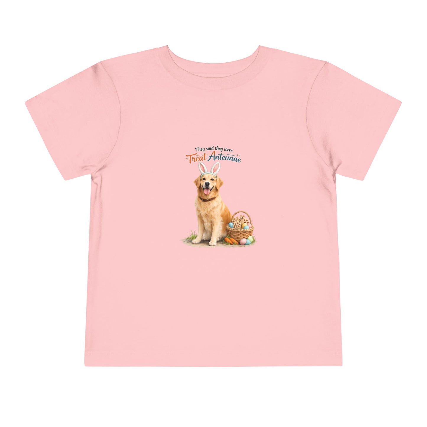 Golden Retriever Treat Antennae™ -- Toddler Dog Lover Tee