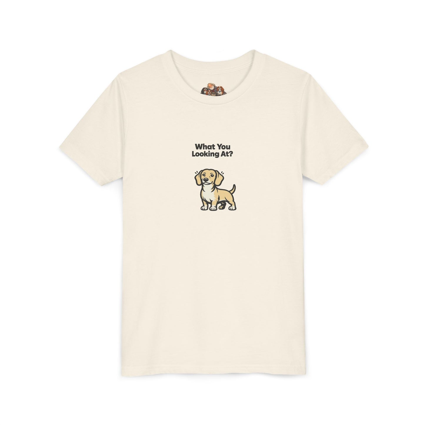 What You Looking At?  -- Youth Dog Lover Tee