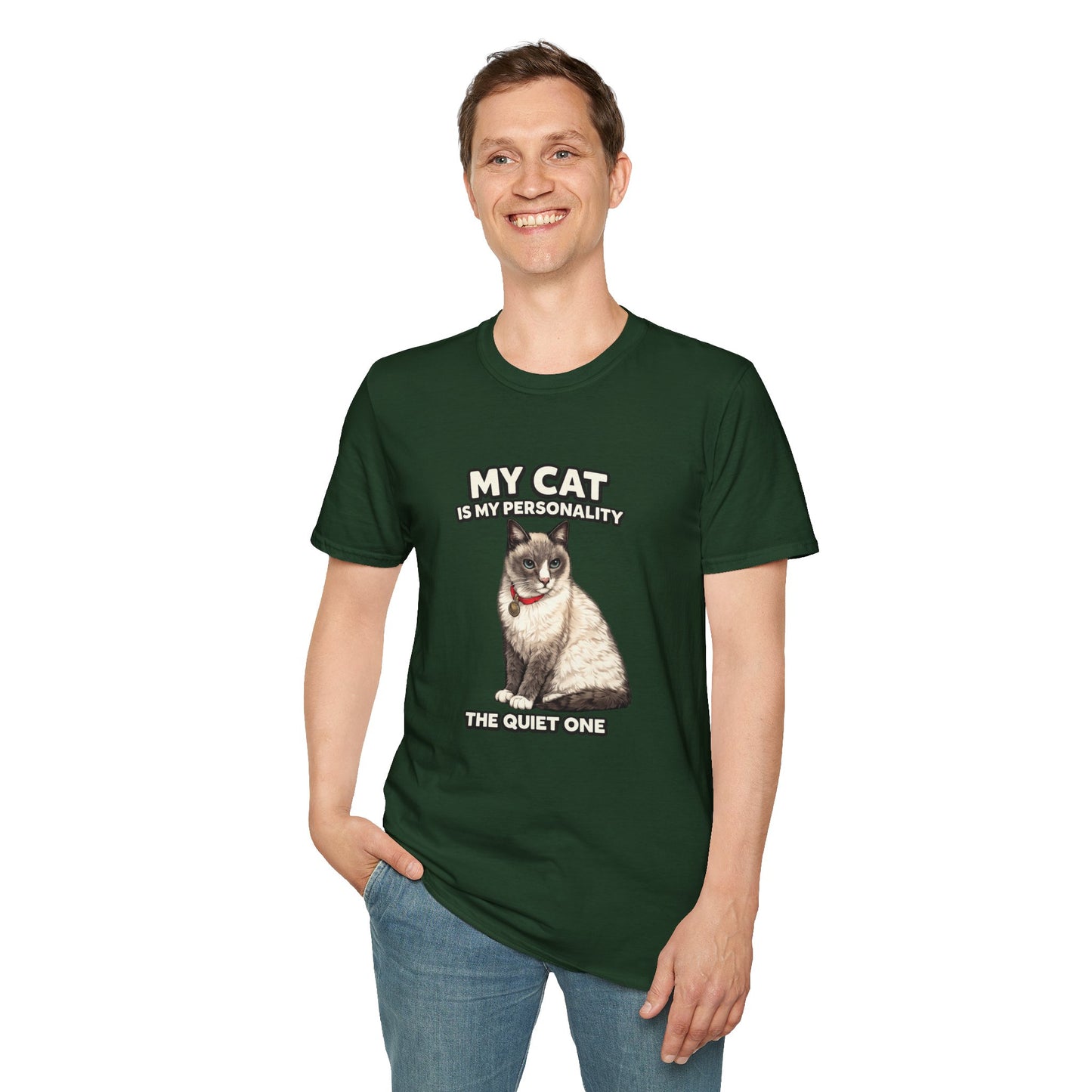 My Cat Is My Personality – "The Quiet One" – Personalized Custom Cat Shirt