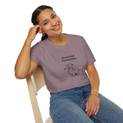 Oversized Personality —  Black And White Minimalist Family Collection For Adult Dog Lovers