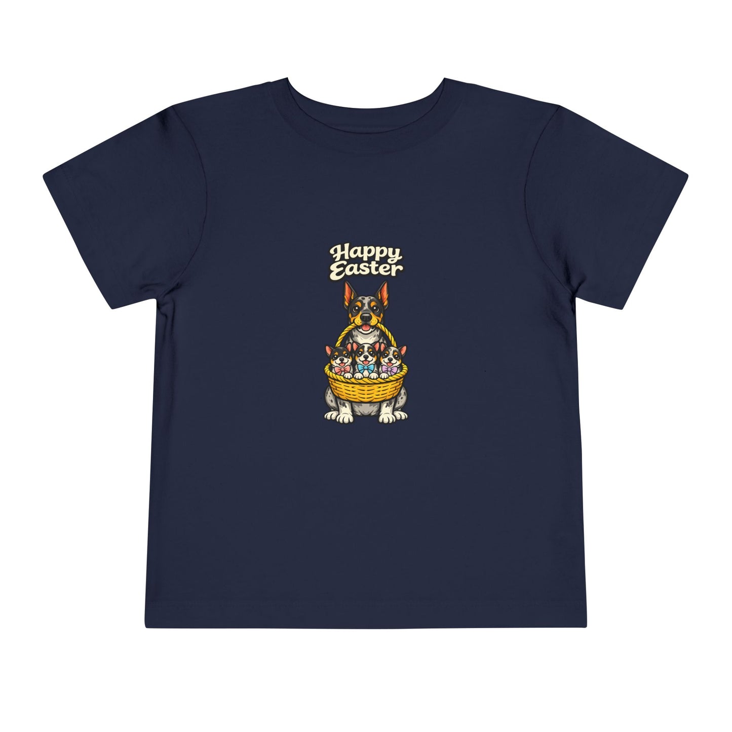 Great Dane Family Happy Easter -- Toddler Dog Lover Tee