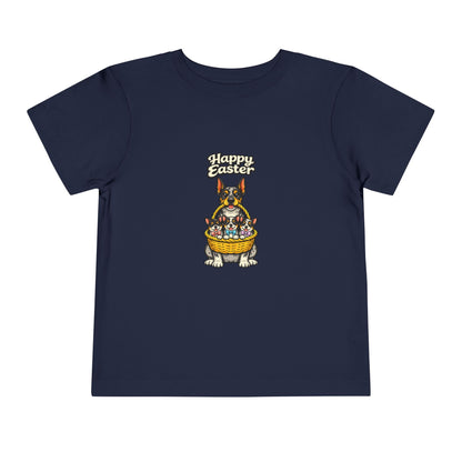 Great Dane Family Happy Easter -- Toddler Dog Lover Tee