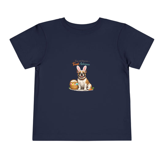 French Bulldog Treat Antennae™ -- Toddler Dog Lover Tee