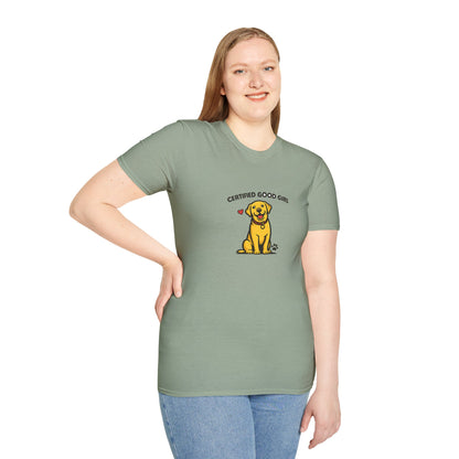 Certified Good Girl  —  Soft-Color Minimalist Family Collection For Adult Dog Lovers