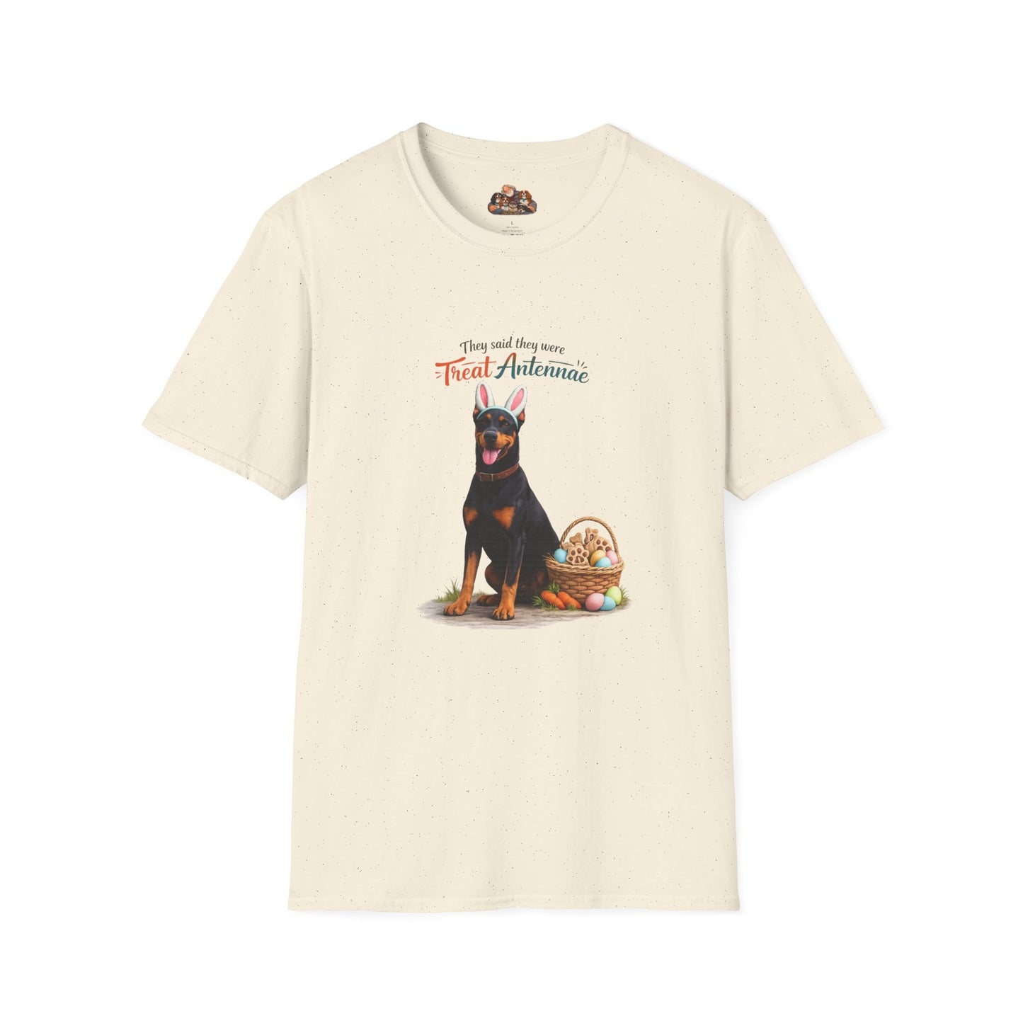 Doberman Treat Antenna™ – Easter Dog Lover Tee