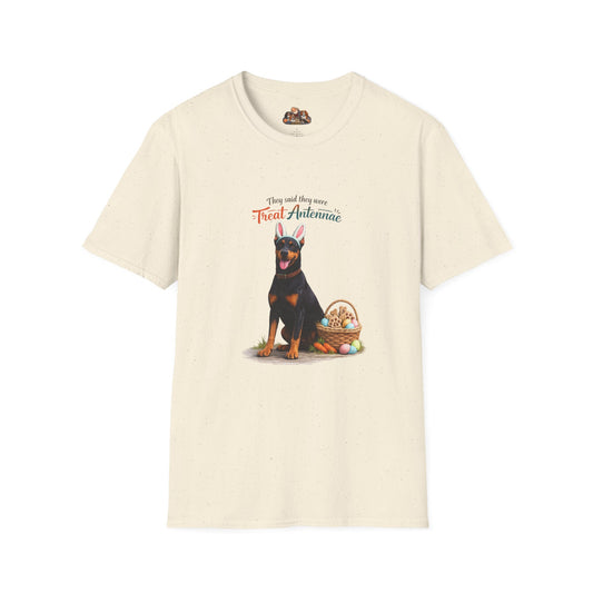 Doberman Treat Antenna™ – Easter Dog Lover Tee