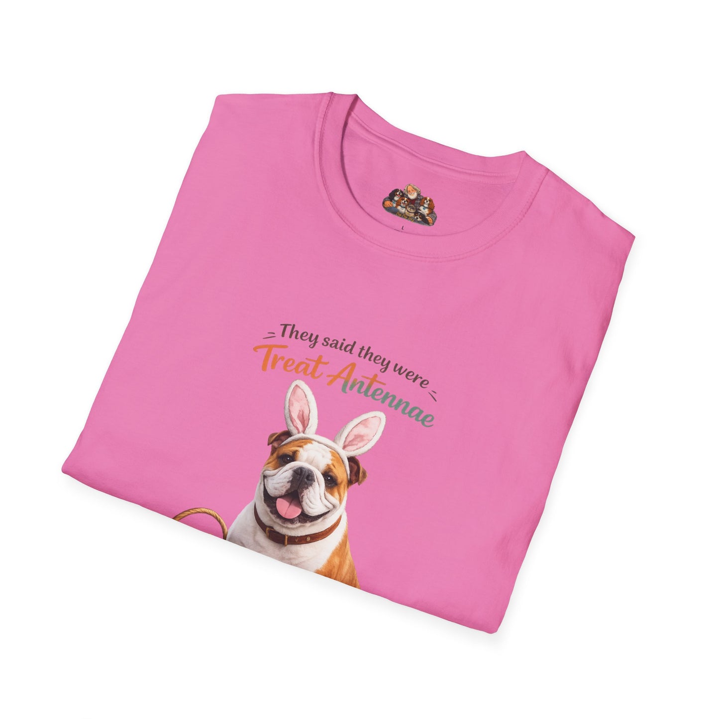 Bulldog Treat Antennae™ – Easter Bulldog Lover T-Shirt