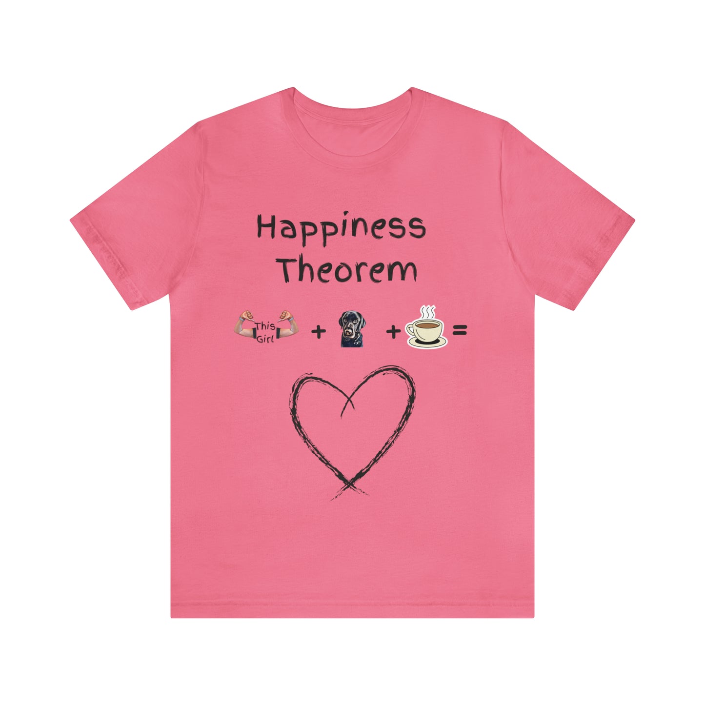 This Girl + Labrador + Coffee = Happiness Unisex Jersey Tee