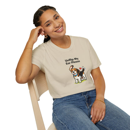 Unflip My Ear Please  — Soft-Color Minimalist Family Collection For Adult Dog Lovers