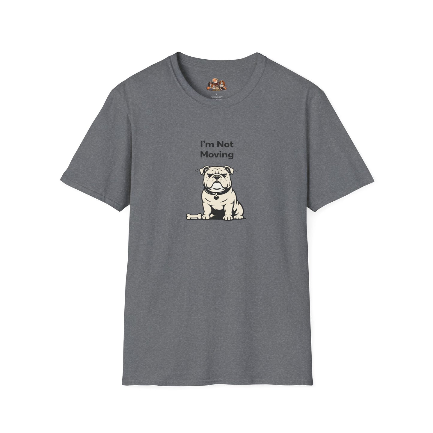 I'm Not Moving  —  Soft-Color Minimalist Family Collection For Adult Dog Lovers