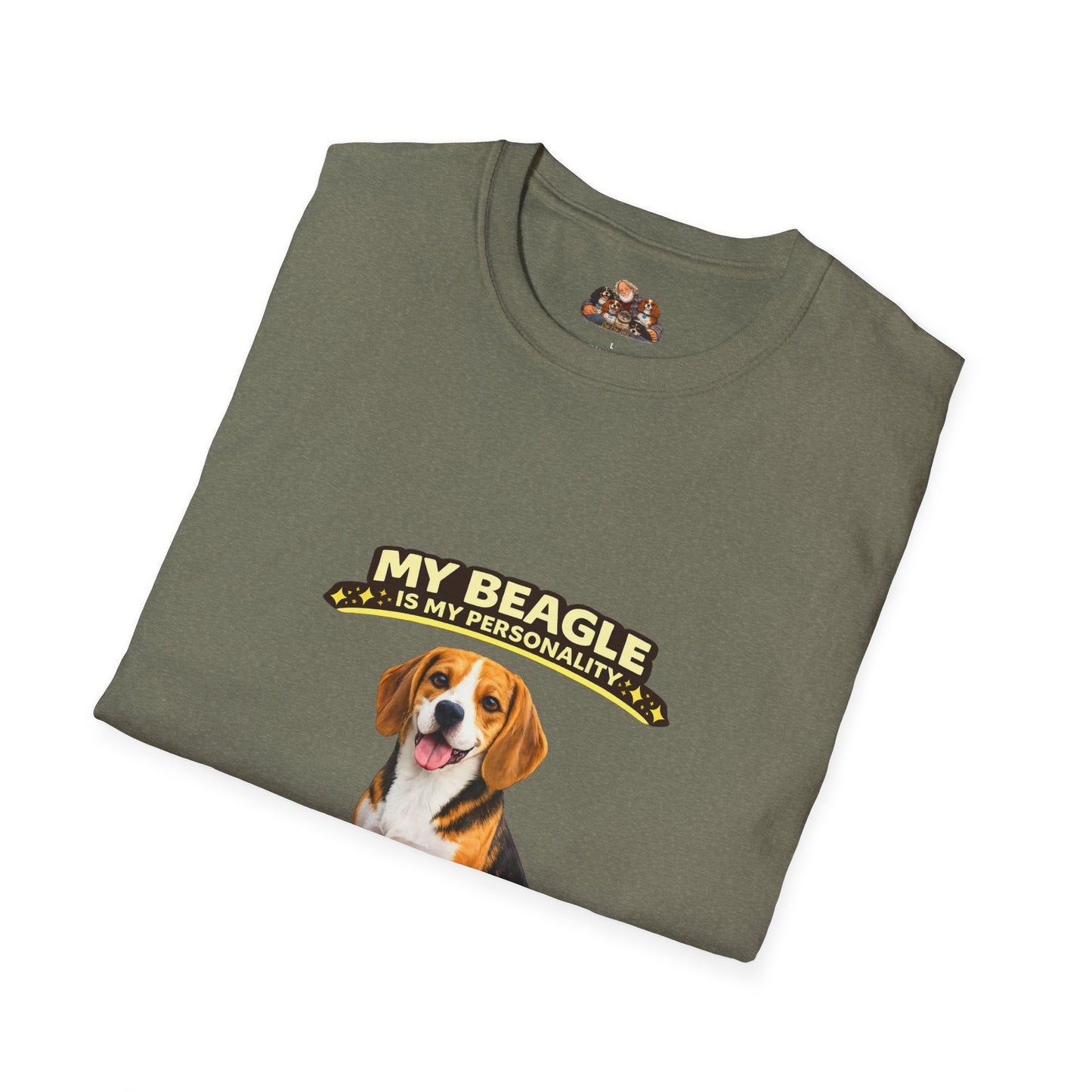 My Beagle Is My Personality – Born To Be Loud – Personalized Dog Tee