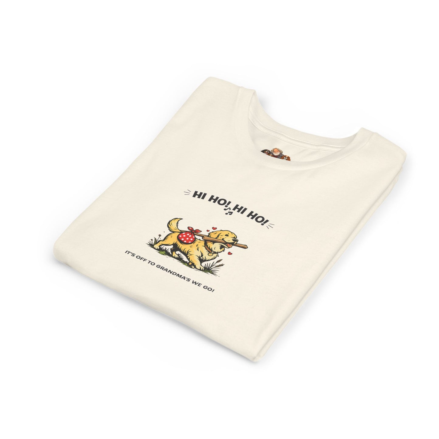 Hi Ho! Hi Ho! It's Off To Grandma's We Go!-- Youth Dog Lover Tee