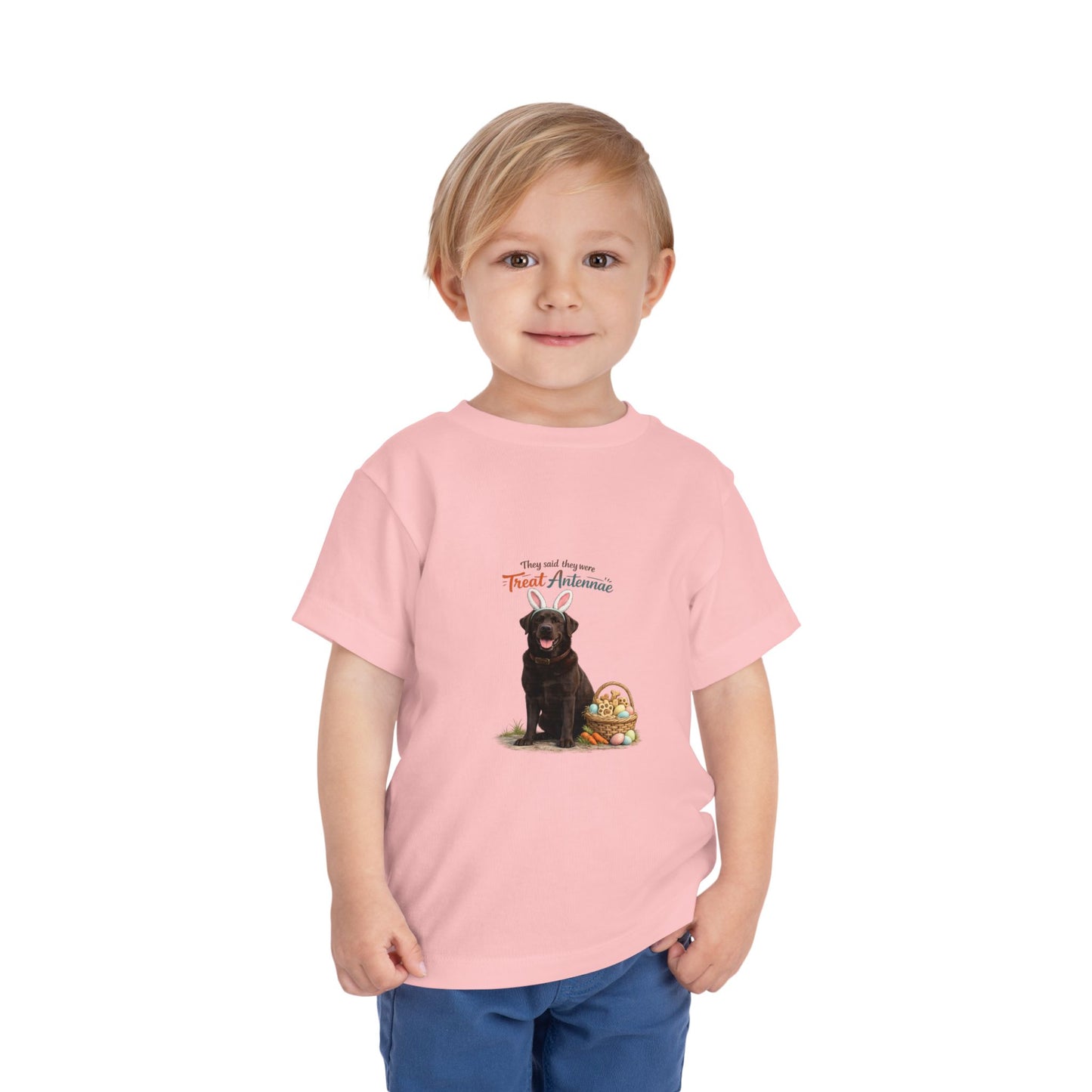 Chocolate Lab Treat Antennae™ -- Toddler Dog Lover Tee