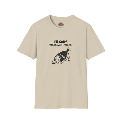 I'll Sniff Whatever I Want  —  Black And White Minimalist Family Collection For Adult Dog Lovers