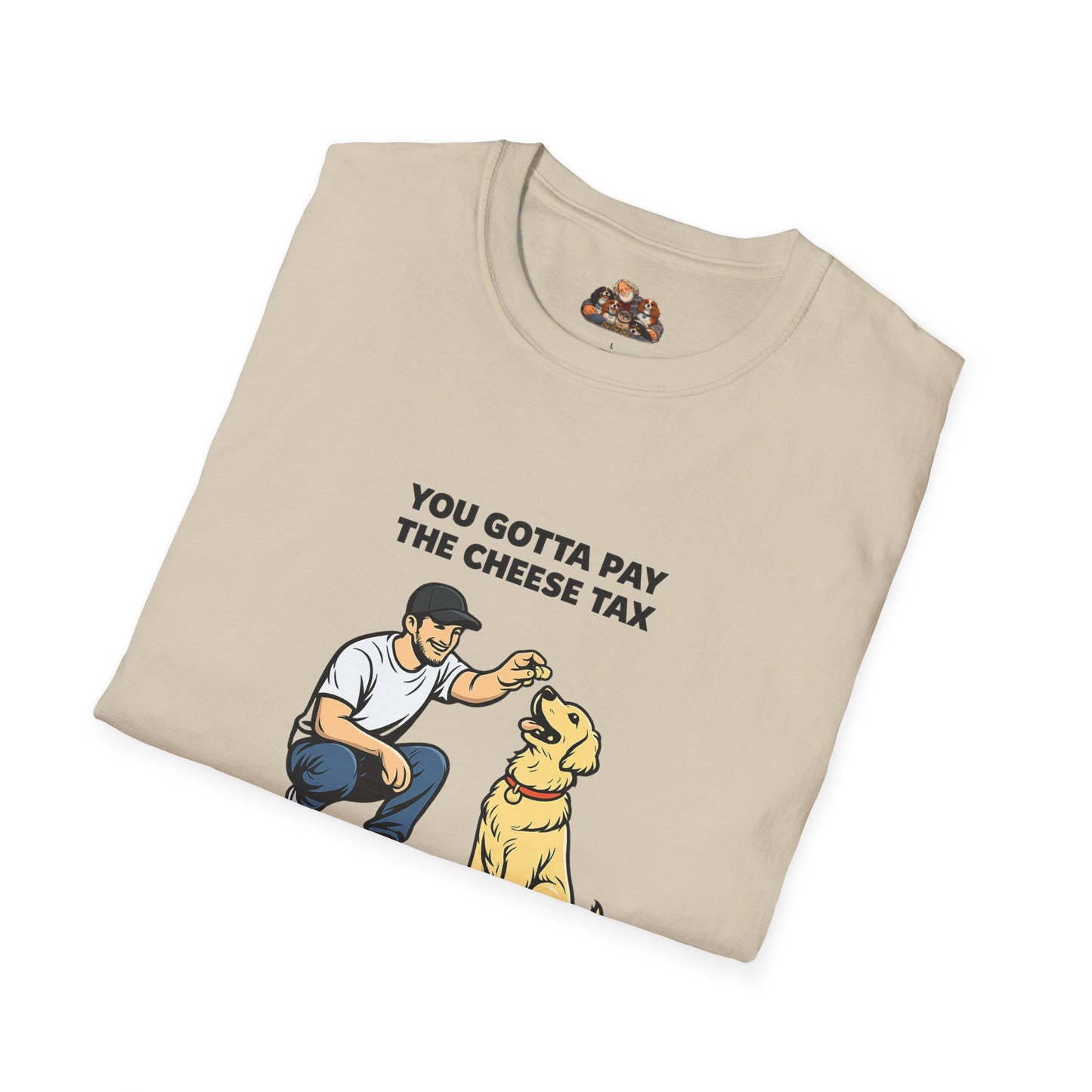 You Gotta Pay The Cheese Tax  —  Soft-Color Minimalist Family Collection For Adult Dog Lovers