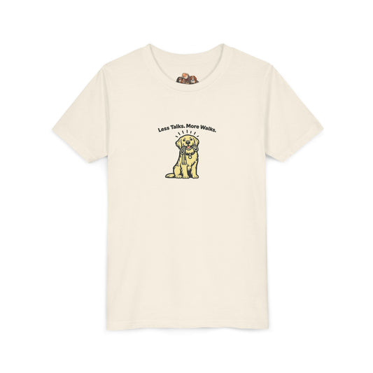 Less Talks. More Walks. -- Youth Dog Lover Tee
