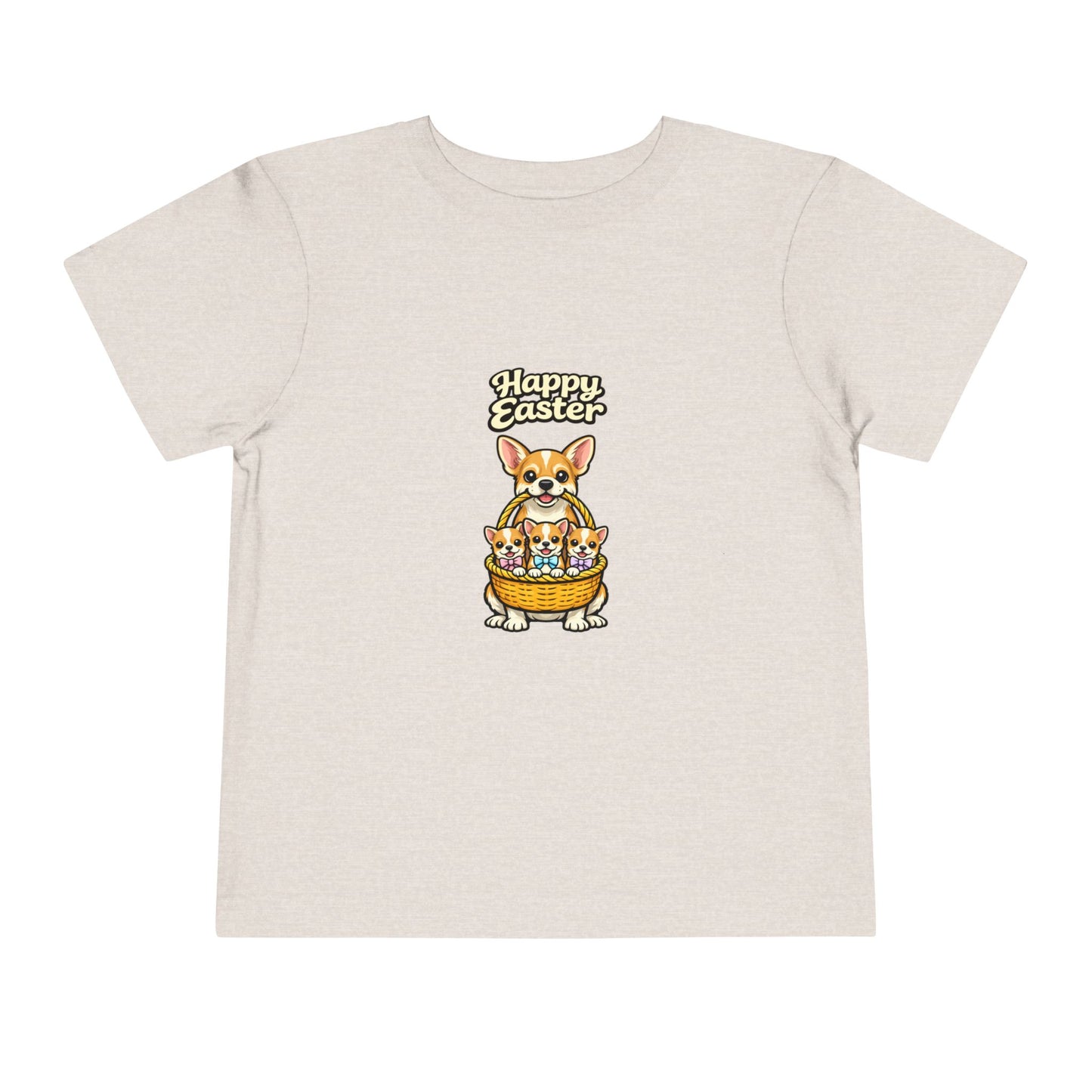 Chihuahua Family Happy Easter -- Toddler Dog Lover Tee
