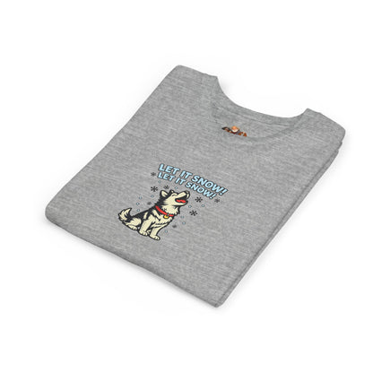 Let It Snow! Let It Snow! -- Youth Dog Lover Tee