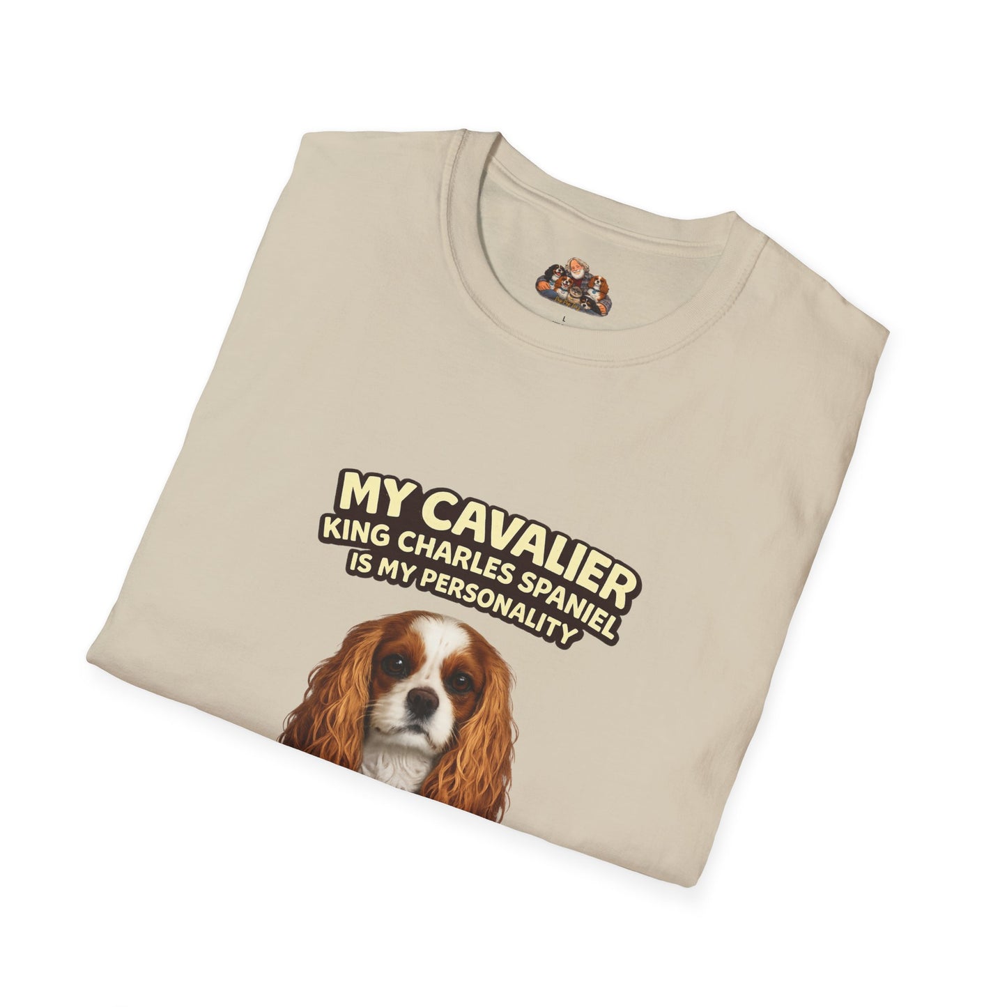 My Cavalier King Charles Spaniel Is My Personality – Lapful Of Love – Personalized Dog Breed Tee
