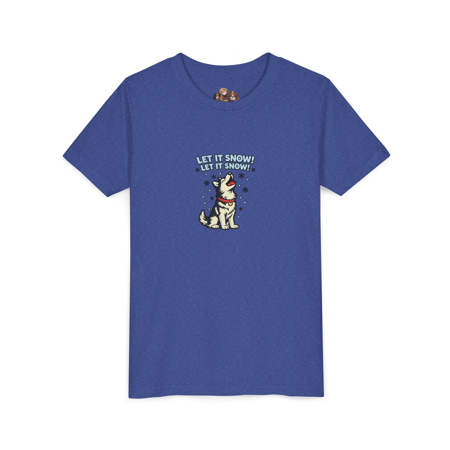Let It Snow! Let It Snow! -- Youth Dog Lover Tee